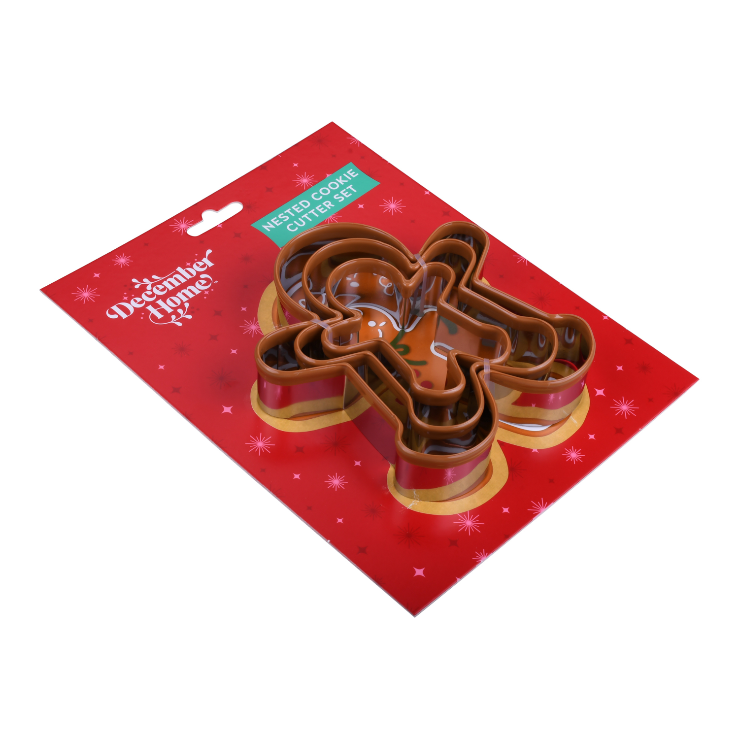 slide 3 of 3, December Home DH NESTED COOKIE CUTTER SET 3PC GB, 3 ct