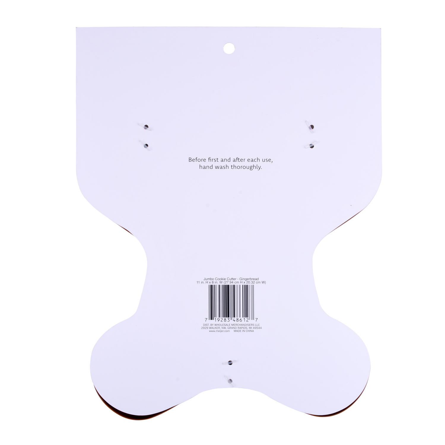 slide 2 of 6, December Home Dh Jumbo Cookie Cuter 10" Asrt, 10 x 7.5 in