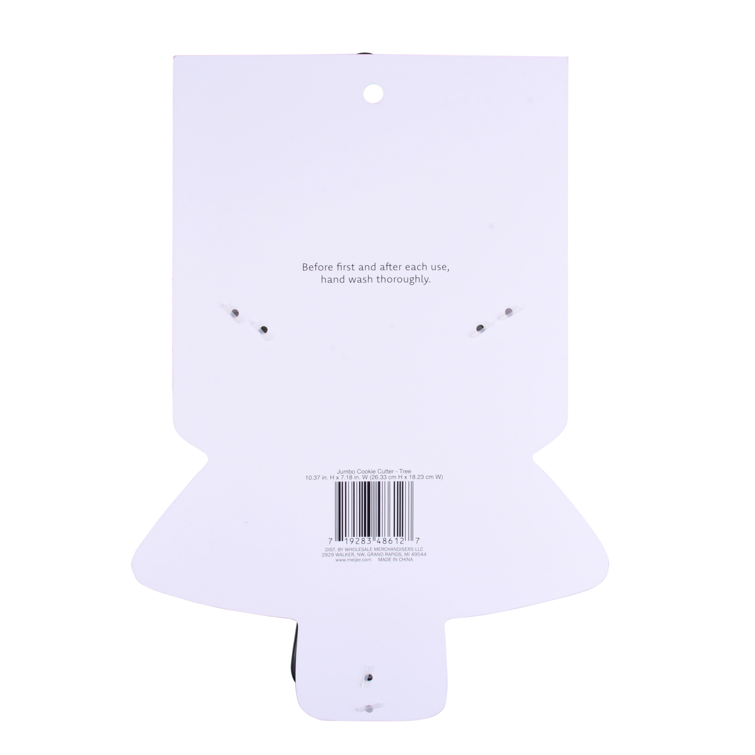 slide 3 of 6, December Home Dh Jumbo Cookie Cuter 10" Asrt, 10 x 7.5 in