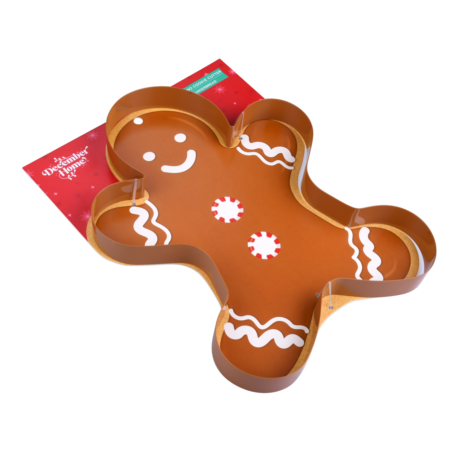 slide 4 of 6, December Home Dh Jumbo Cookie Cuter 10" Asrt, 10 x 7.5 in