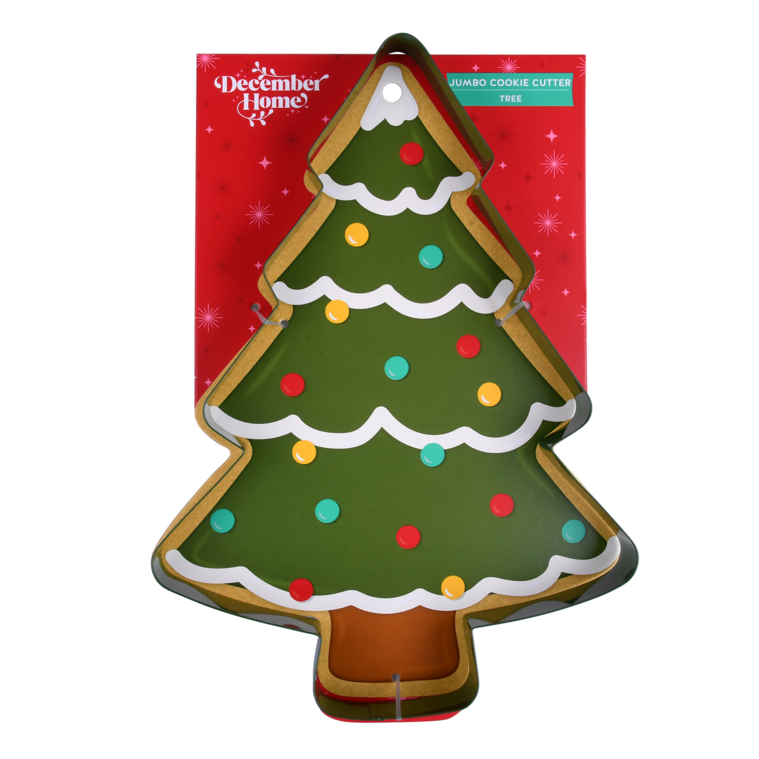 slide 6 of 6, December Home Dh Jumbo Cookie Cuter 10" Asrt, 10 x 7.5 in