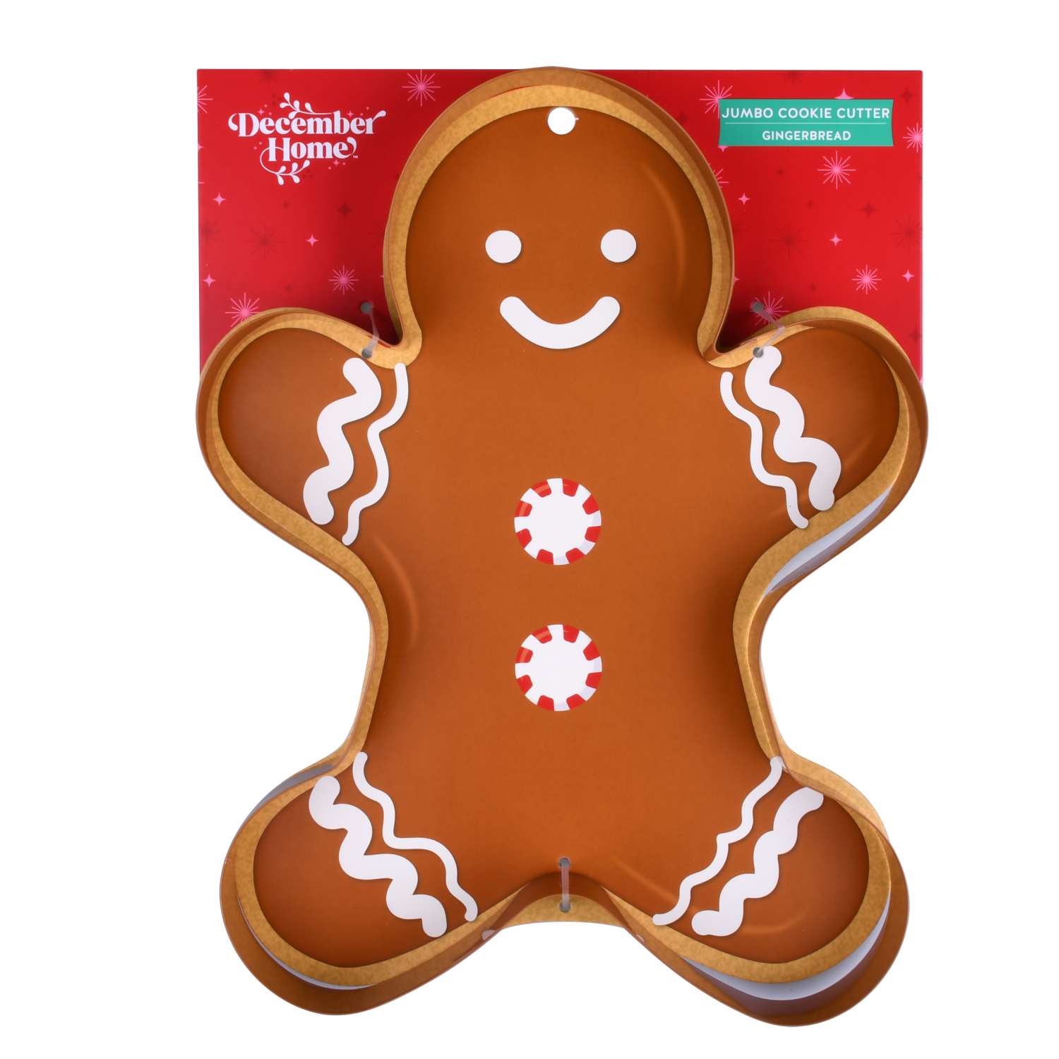 slide 1 of 6, December Home Dh Jumbo Cookie Cuter 10" Asrt, 10 x 7.5 in