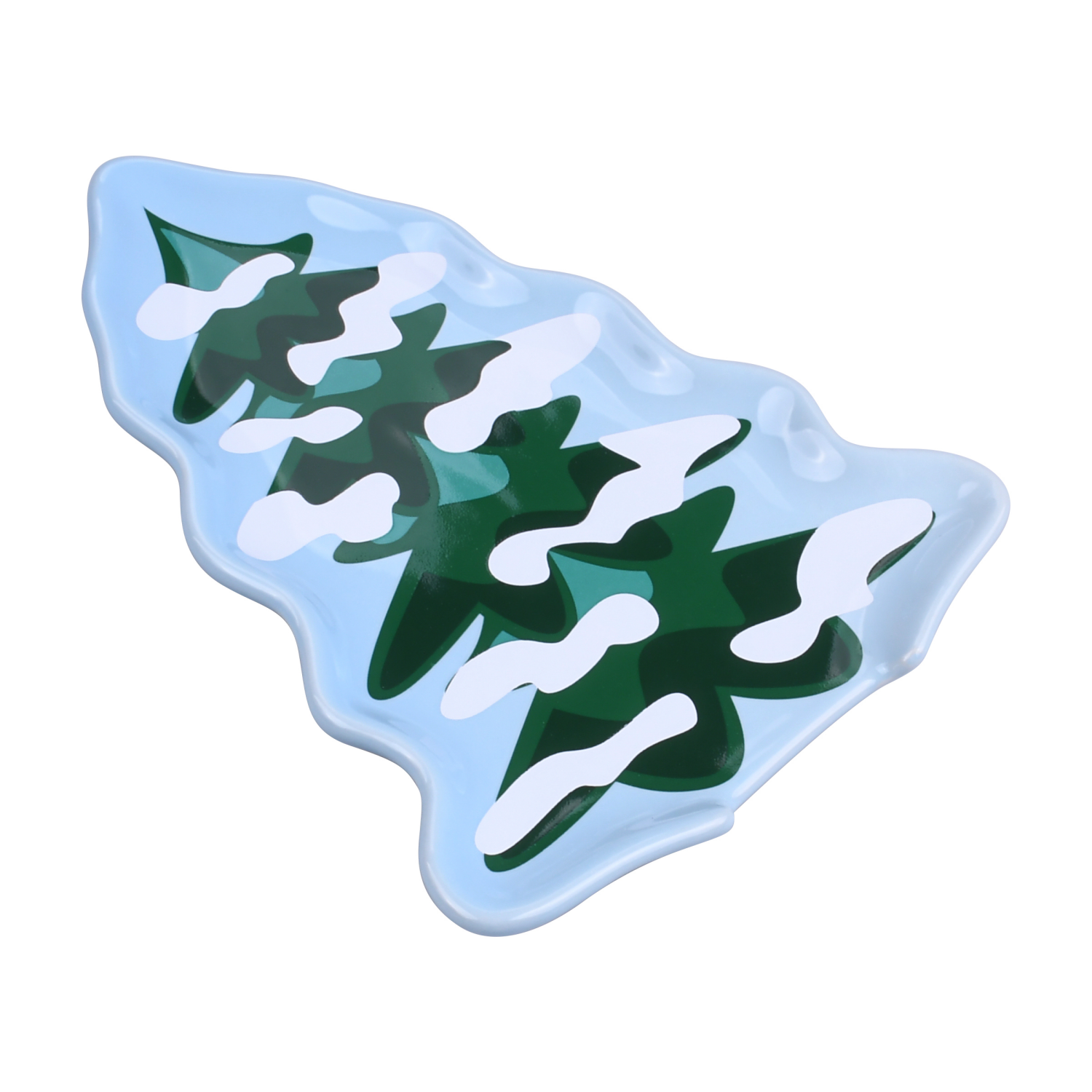 slide 3 of 3, December Home DH STONEWARE SPOON REST TREE, 7 in