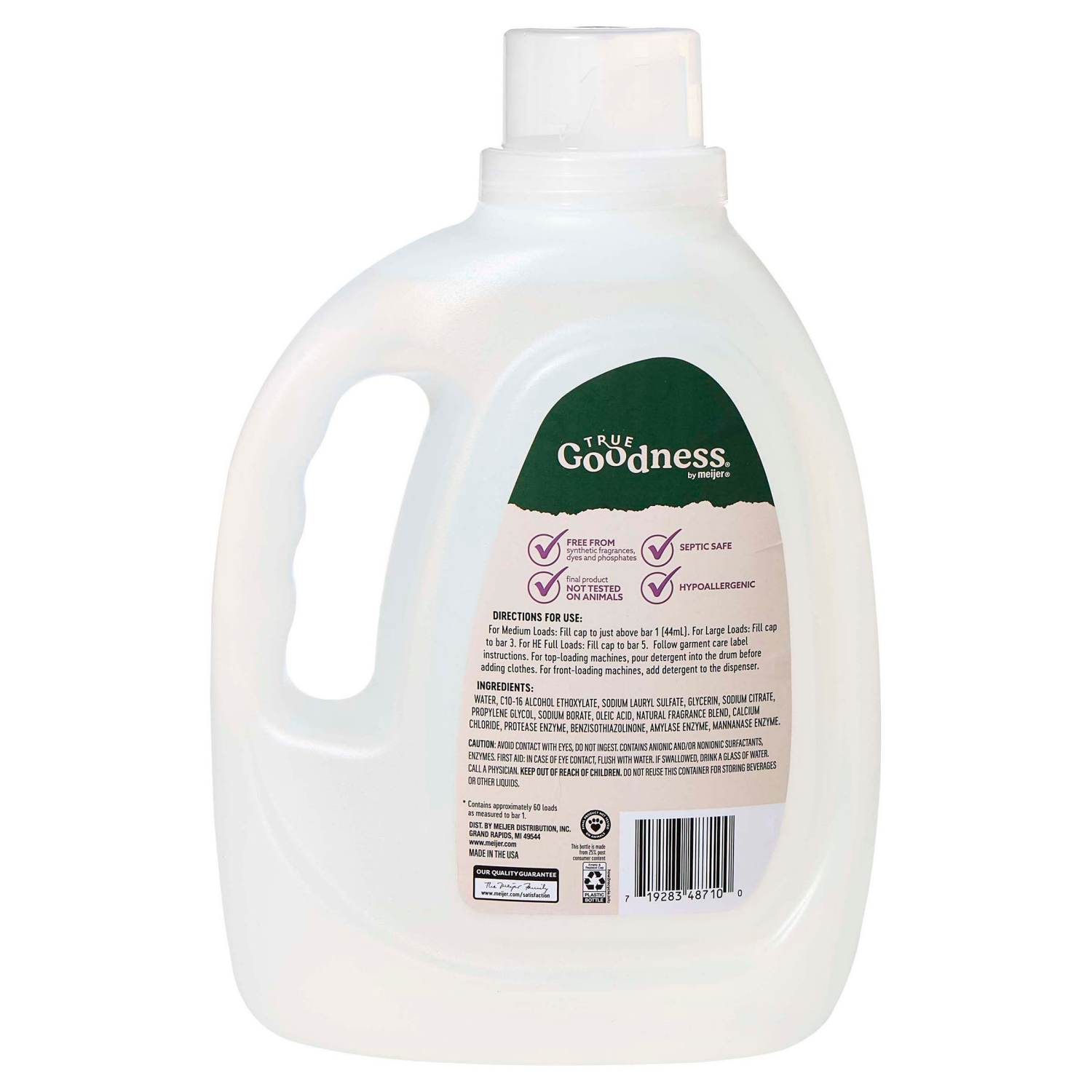 slide 2 of 2, True Goodness Laundry Detergent, 90 oz