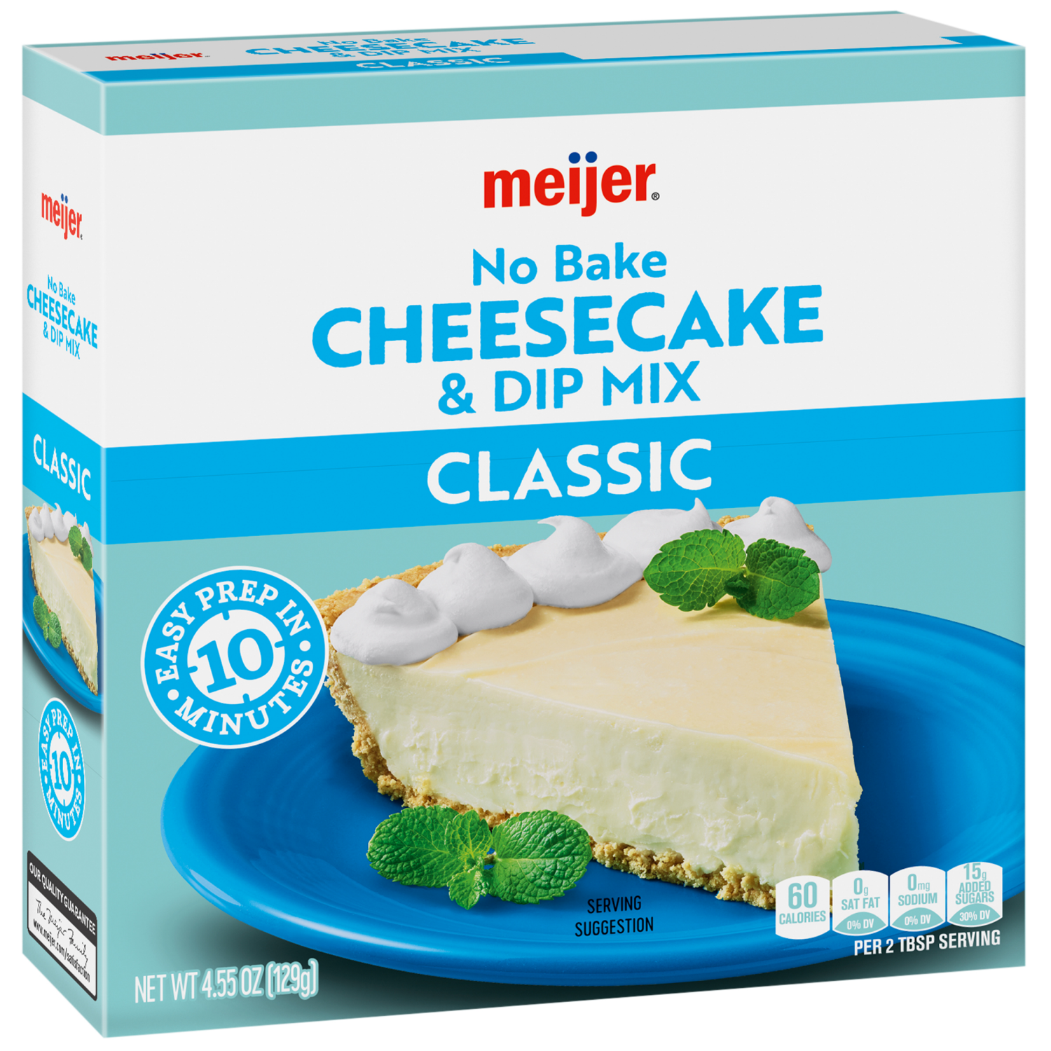 slide 4 of 5, Meijer No Bake Classic Cheesecake Dip Mix, 4.55 oz