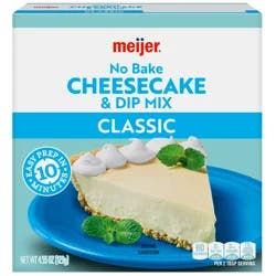 Meijer No Bake Classic Cheesecake Dip Mix, 4.55 Oz