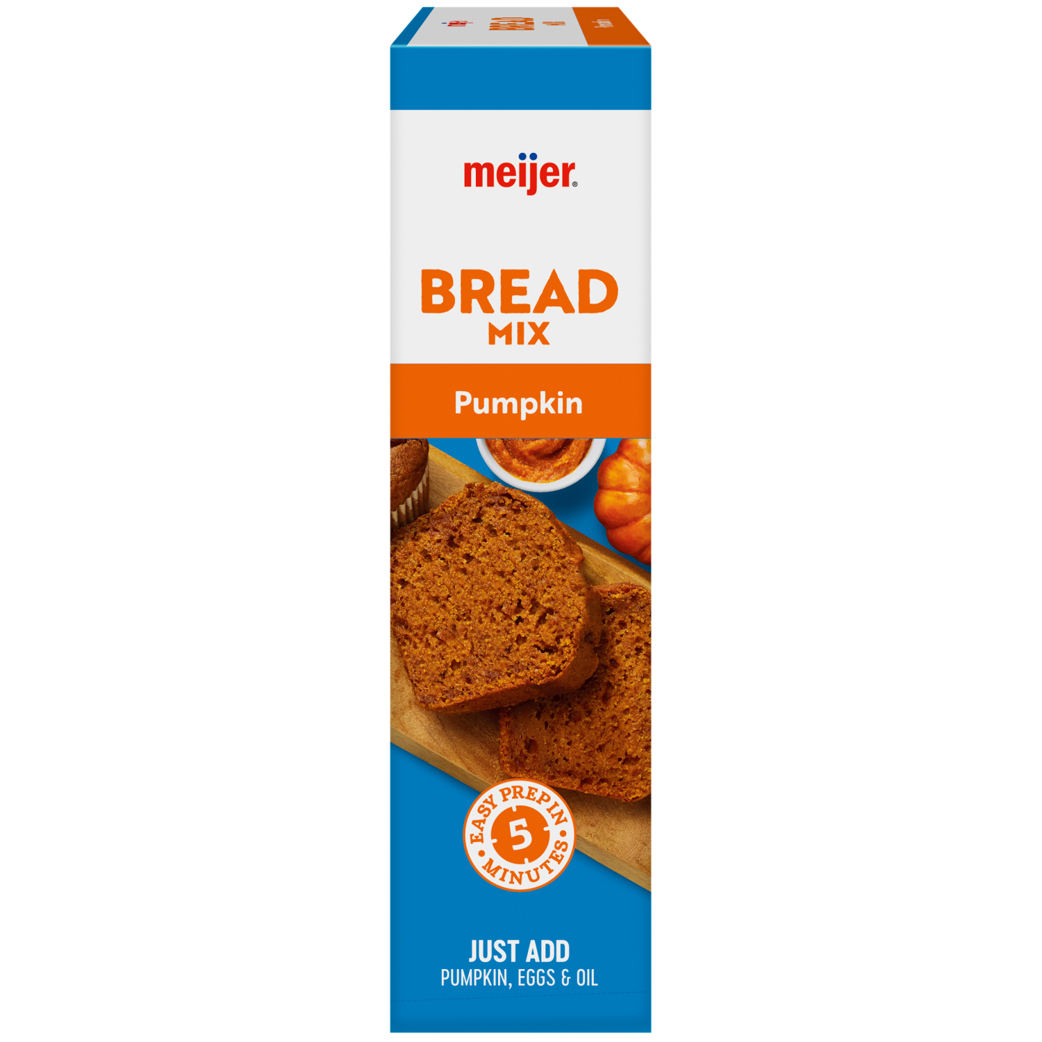 slide 2 of 5, Meijer Pumpkin Bread, 15.31 oz