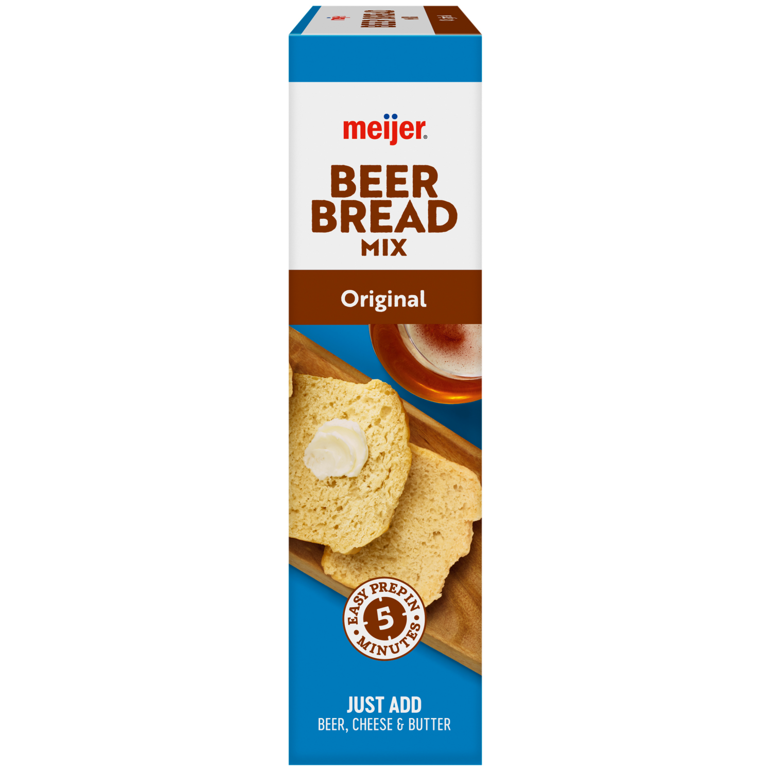 slide 2 of 5, Meijer Beer Bread Mix - 16.06 oz, 16.06 oz