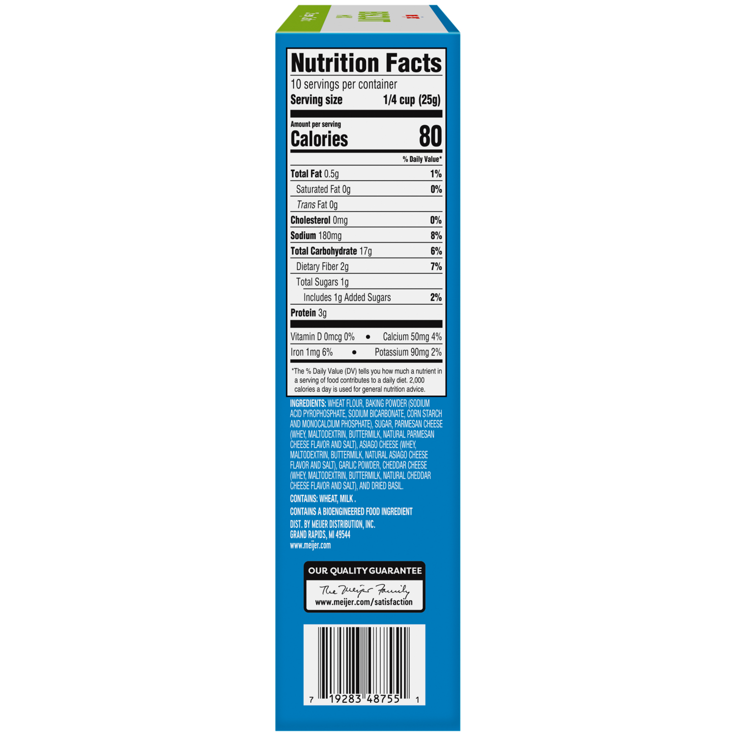 slide 3 of 5, Meijer Cheesy Garlic Biscuit Mix, 8.68 oz