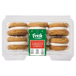 Fresh From Meijer Gingerbread Sandwich Cookies, 6 Ct