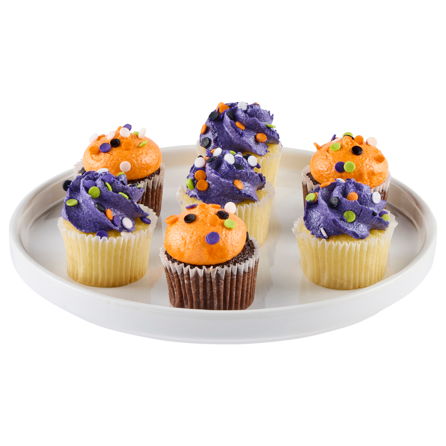 slide 2 of 4, Fresh from Meijer Halloween Mini Cupcakes, Assorted Colors, 12 ct, 12 ct