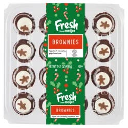 Fresh From Meijer Gingerbread Man Brownie Tray, 16ct
