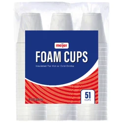 Meijer Insulated Foam Cups