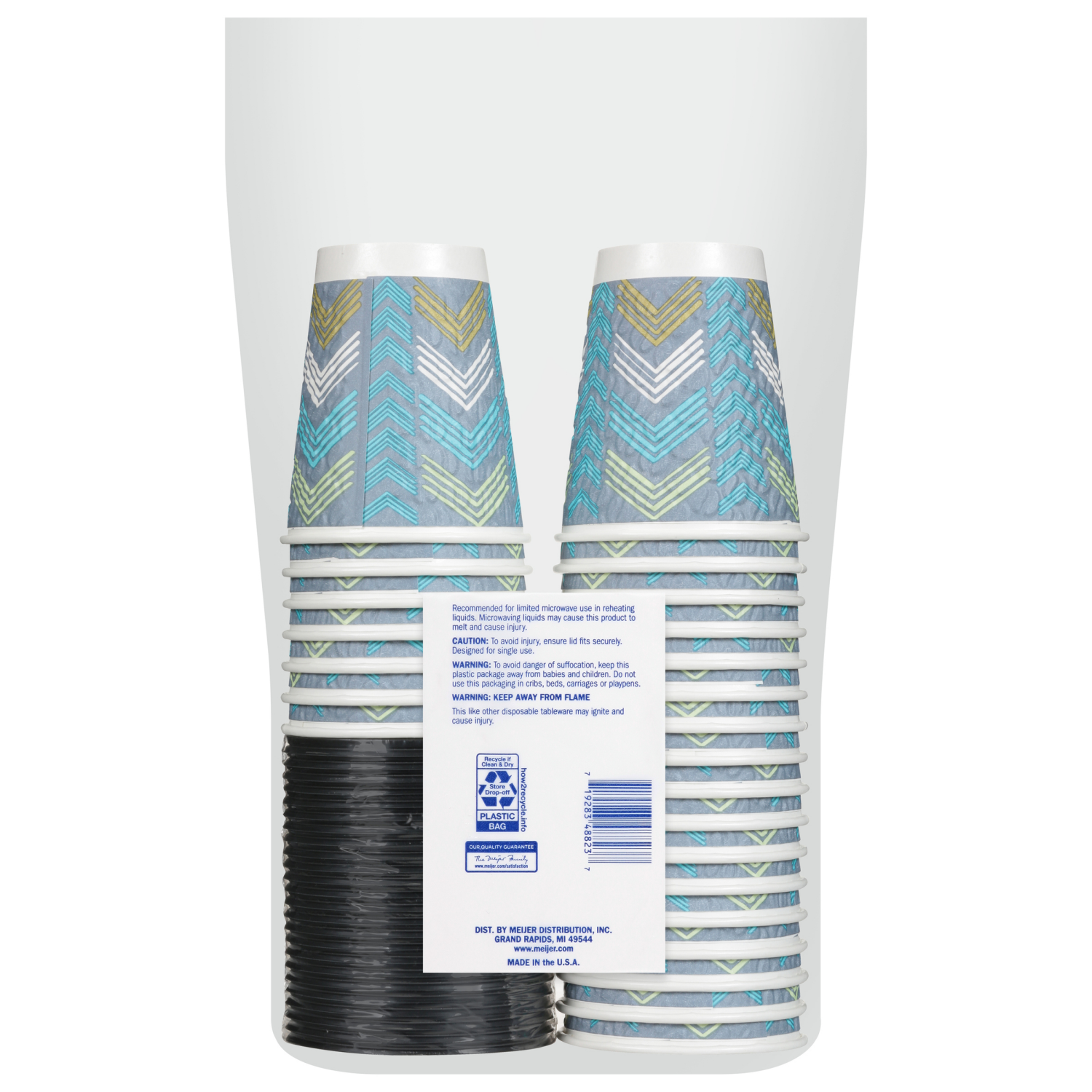 slide 2 of 2, Meijer Insulated Hot Cups and Lids, 24 ct; 12 oz