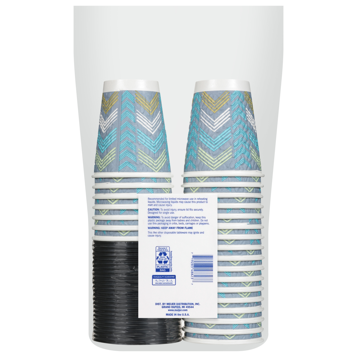 slide 2 of 2, Meijer Insulated Hot Cups and Lids, 24 ct; 12 oz