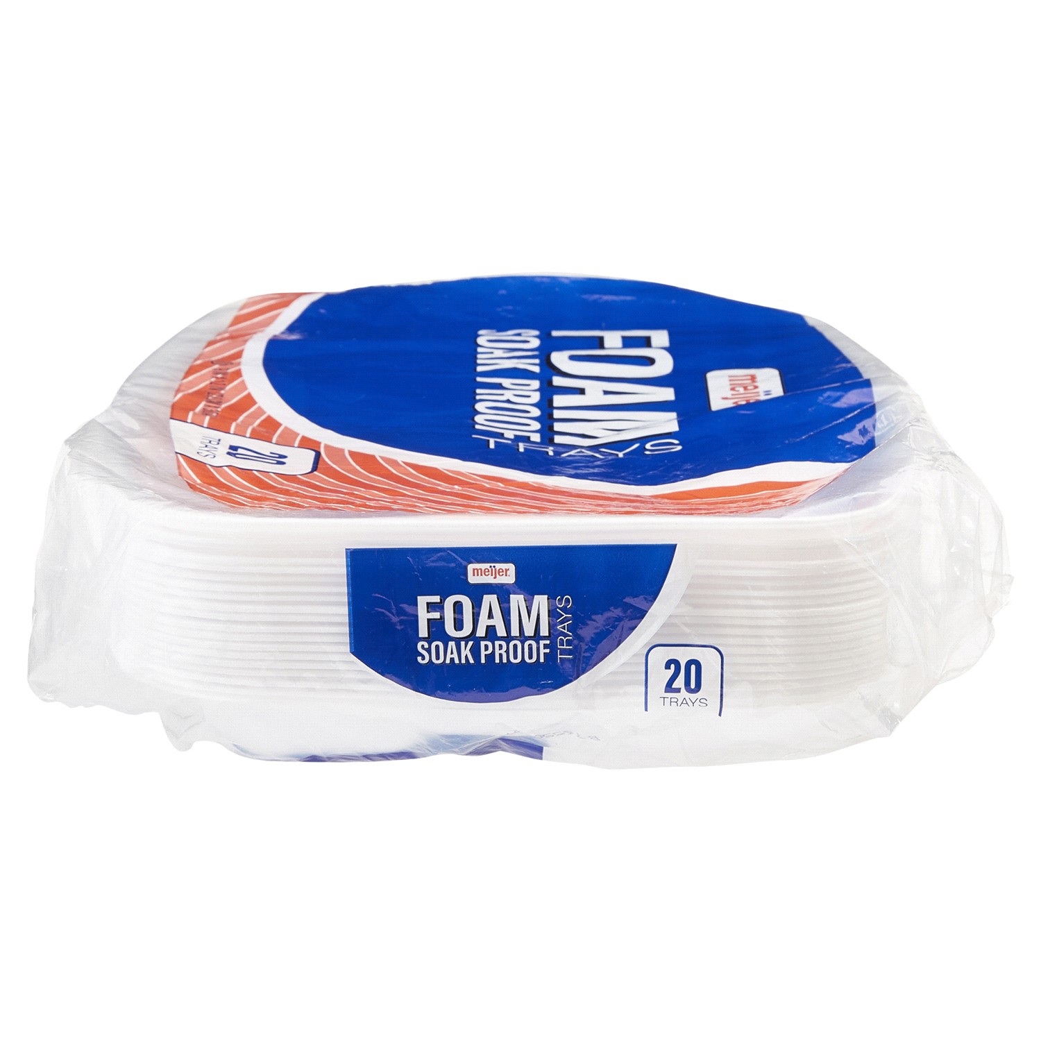 slide 2 of 5, Meijer Foam Compartment Trays, 20 ct