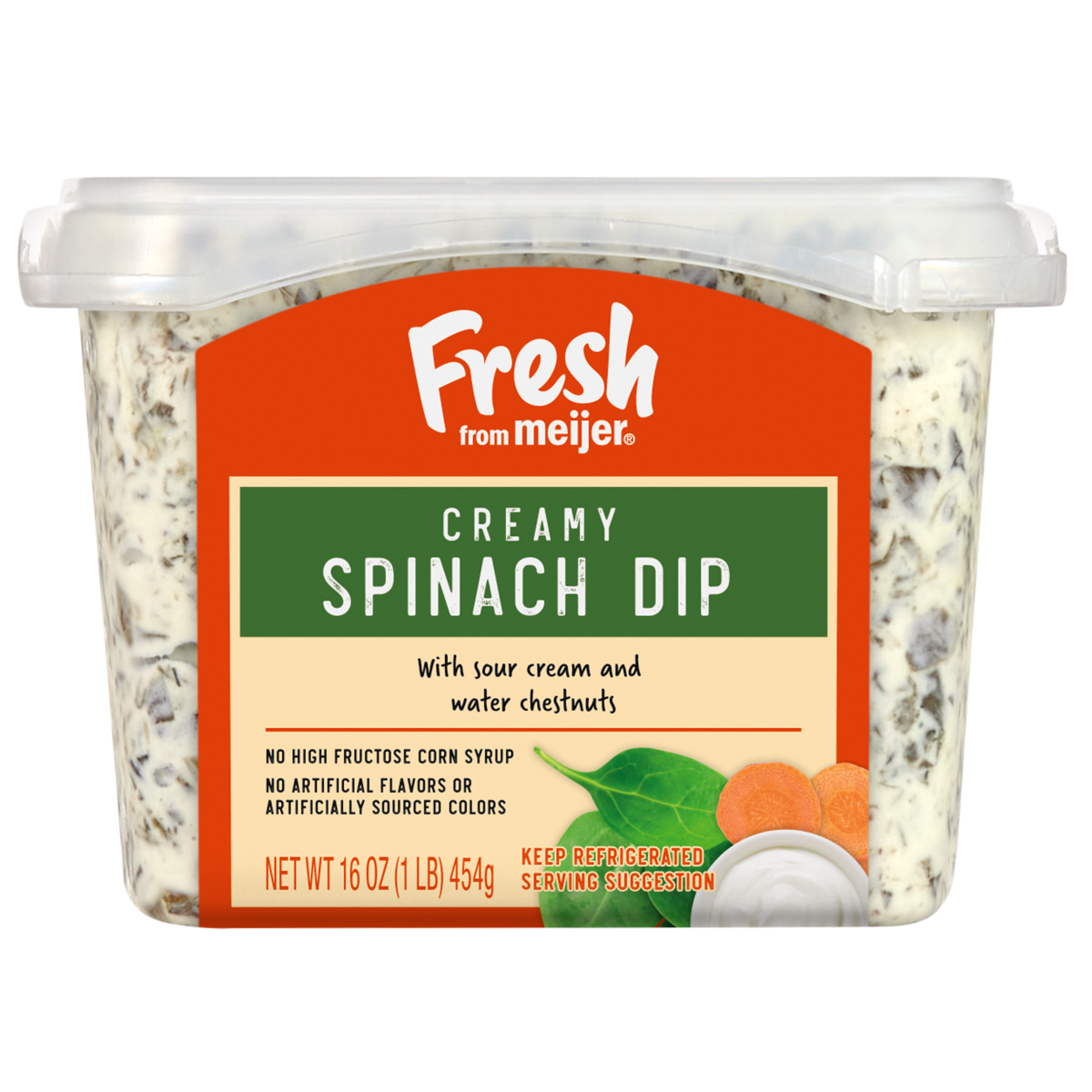 Fresh from Meijer Creamy Spinach Dip, 16 oz 16 oz Shipt