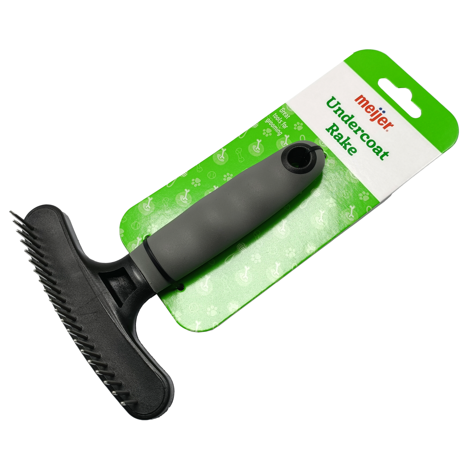 slide 7 of 7, Meijer Undercoat 6" Rake Dog Brush, 1 ct, 1 ct