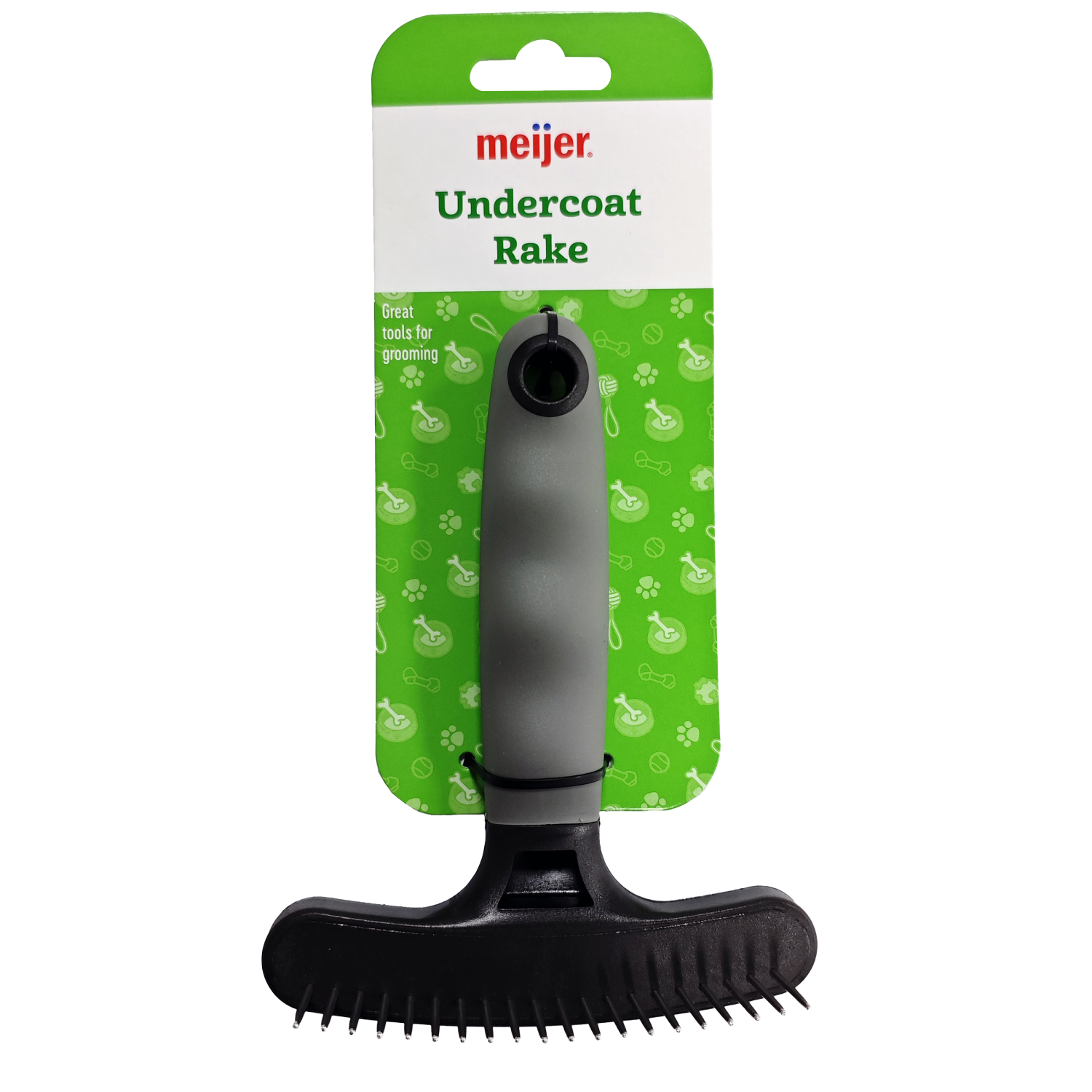 slide 1 of 7, Meijer Undercoat 6" Rake Dog Brush, 1 ct, 1 ct