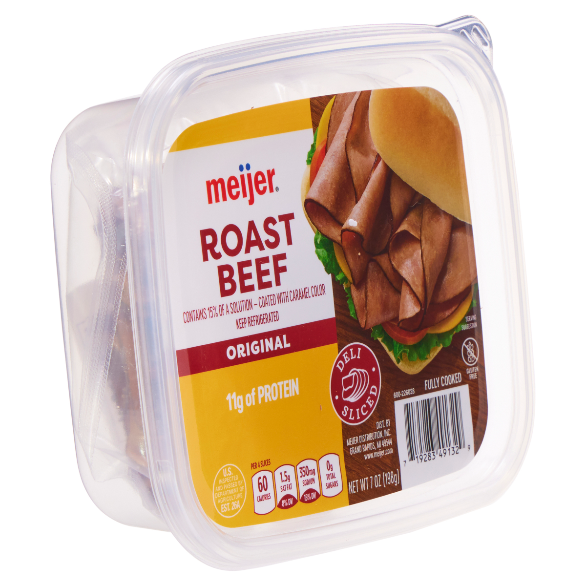 slide 5 of 9, Meijer Original Roast Beef, 7 oz, 7 oz