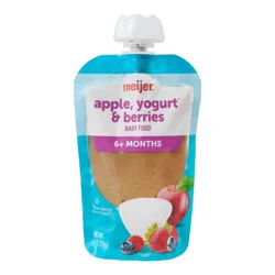 Apple Berry And Yogurt Baby Food Pouch, 4 Oz