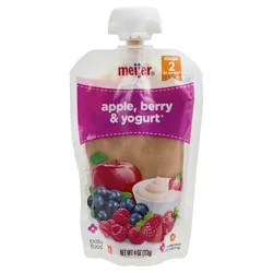 Meijer Apple, Berry, and Yogurt Baby Food Pouch
