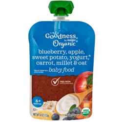 True Goodness Org Blueberry, Apple, Sweet Potato, Yogurt, Carrot, Baby Food