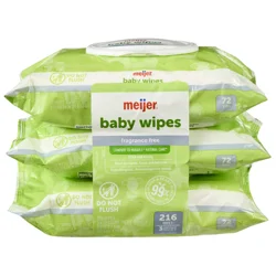 Meijer 3x Thick Sensitive Wipes 216ct