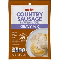 Meijer Sausage Country Gravy Mix