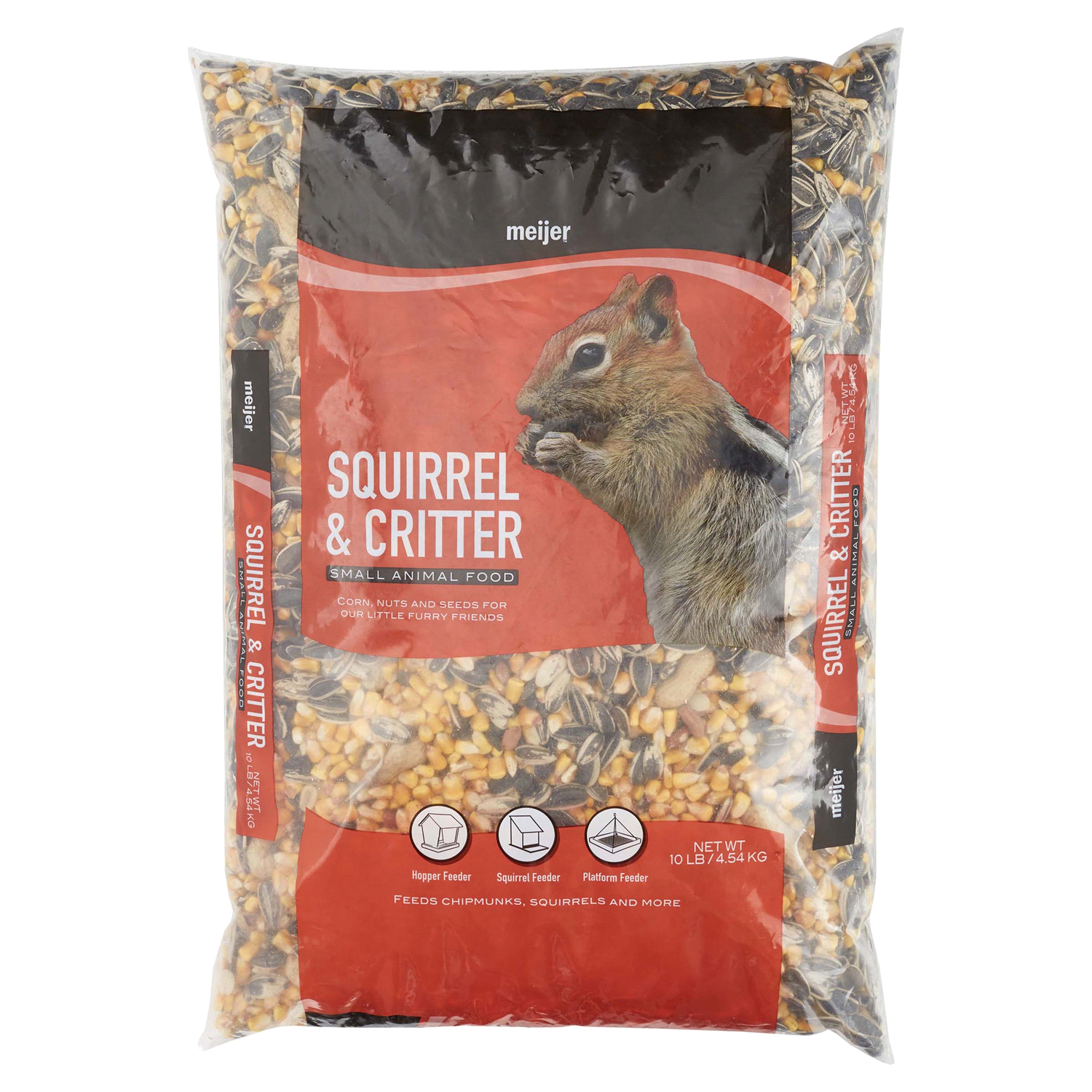 slide 1 of 5, Meijer Squirrel/Critter Food, 10 lb