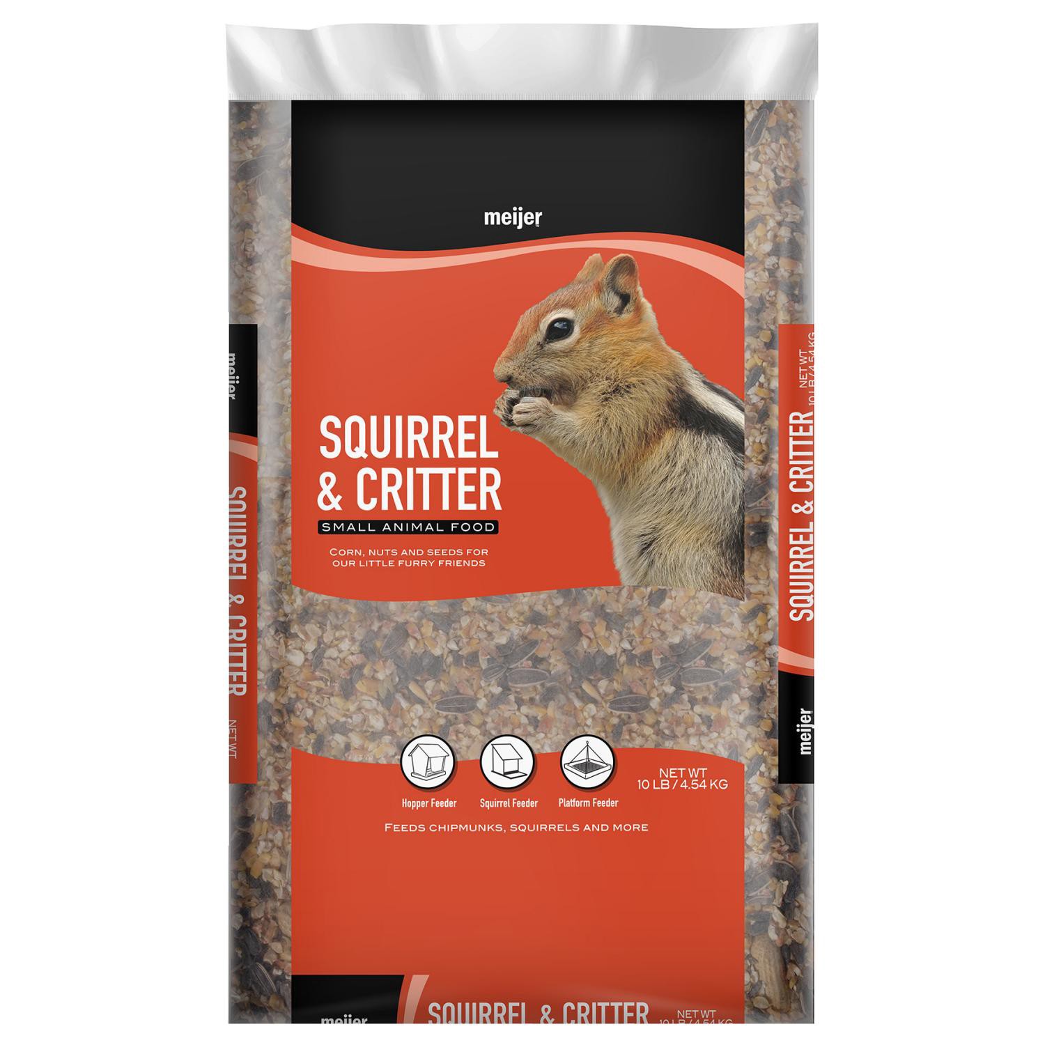 slide 1 of 2, Meijer Squirrel/critter Food, 20 Pounds, 20 lb