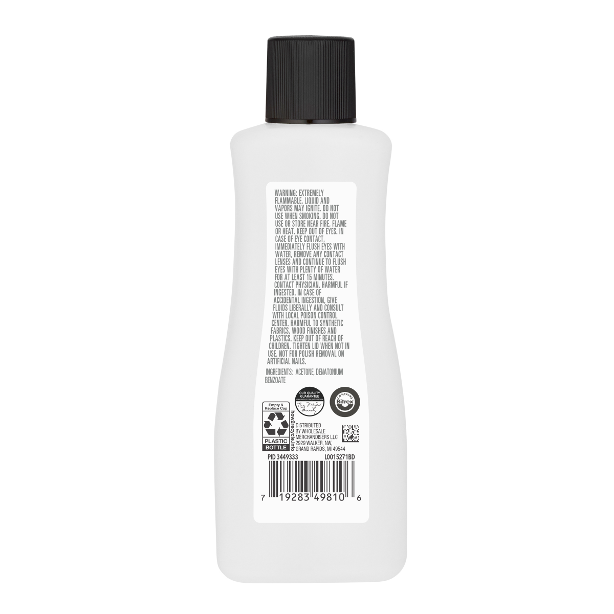 slide 2 of 2, Studio M Professional 100% Acetone Nail Polish Remover, 6 fl oz