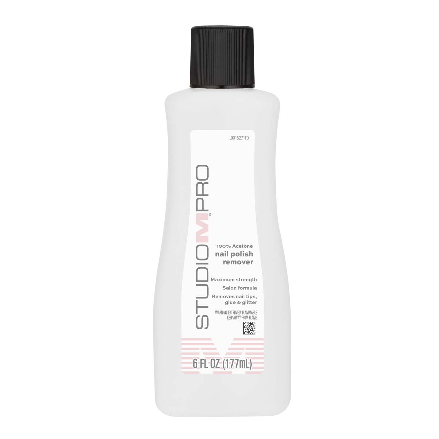 slide 1 of 2, Studio M Professional 100% Acetone Nail Polish Remover, 6 fl oz