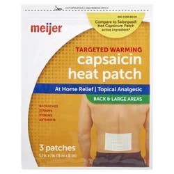 Meijer Capsaicin Heat Patch