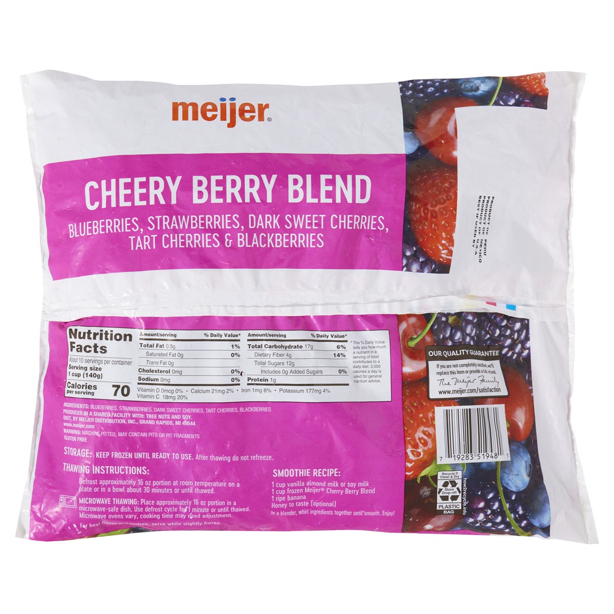 slide 2 of 2, Meijer Cherry Berry Blend, 48 oz