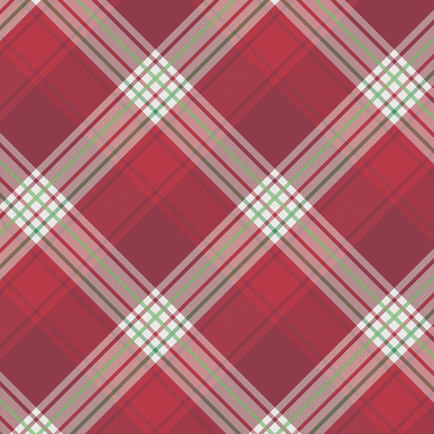 slide 2 of 2, December Home Roll Wrap Folk Plaid 40in 90sqft, 1 ct