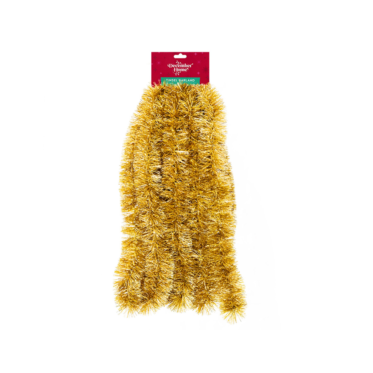 slide 1 of 2, December Home 18' Soft & Silky Champagne Garland, 1 ct