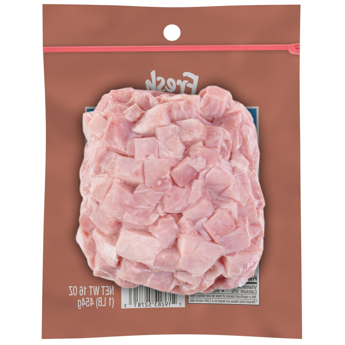 slide 5 of 5, Meijer Cubed Ham, 16 oz