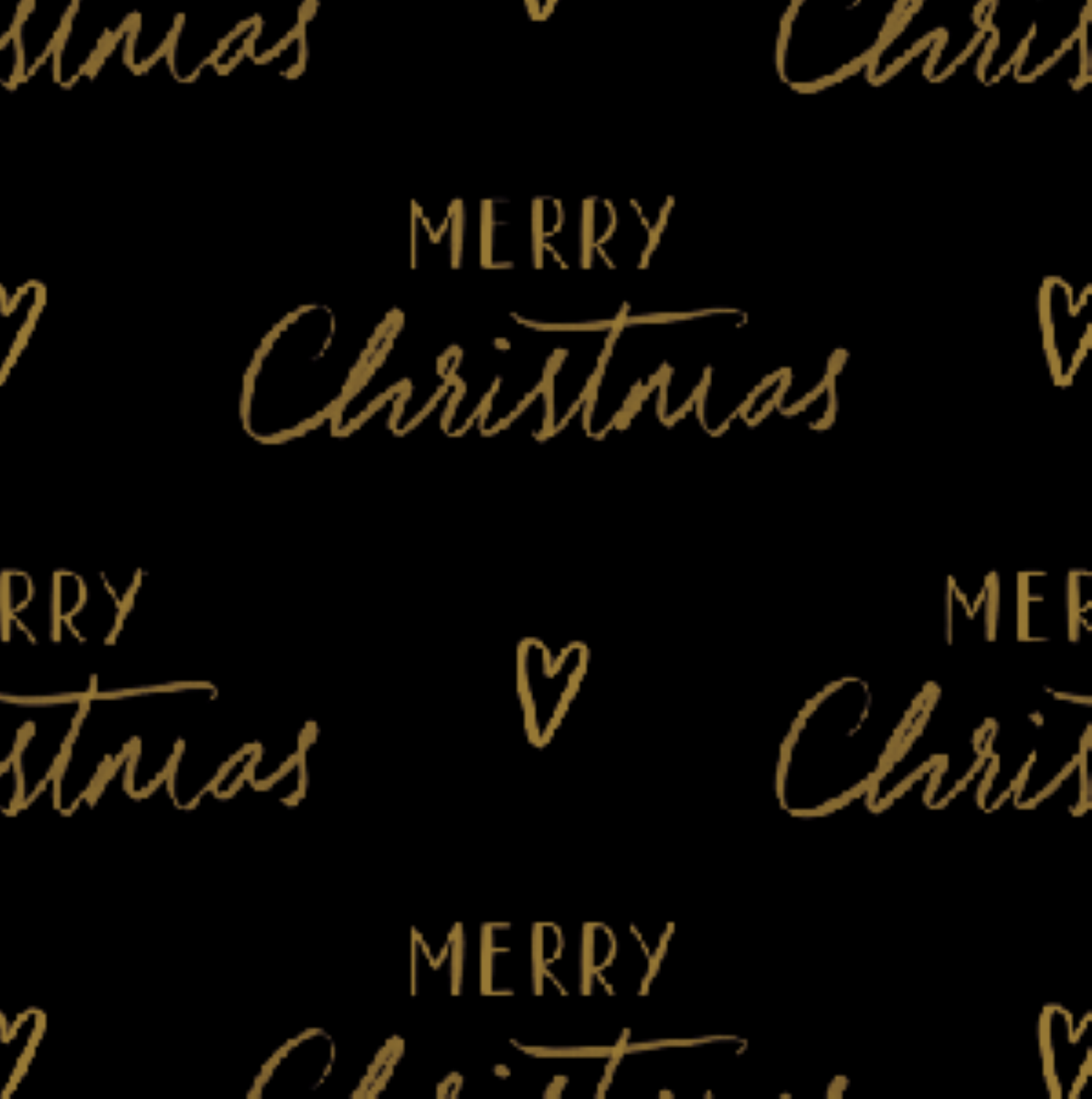 slide 1 of 1, December Home Roll Wrap Merry Christmas Heart on Black 40in 90sqft, 1 ct