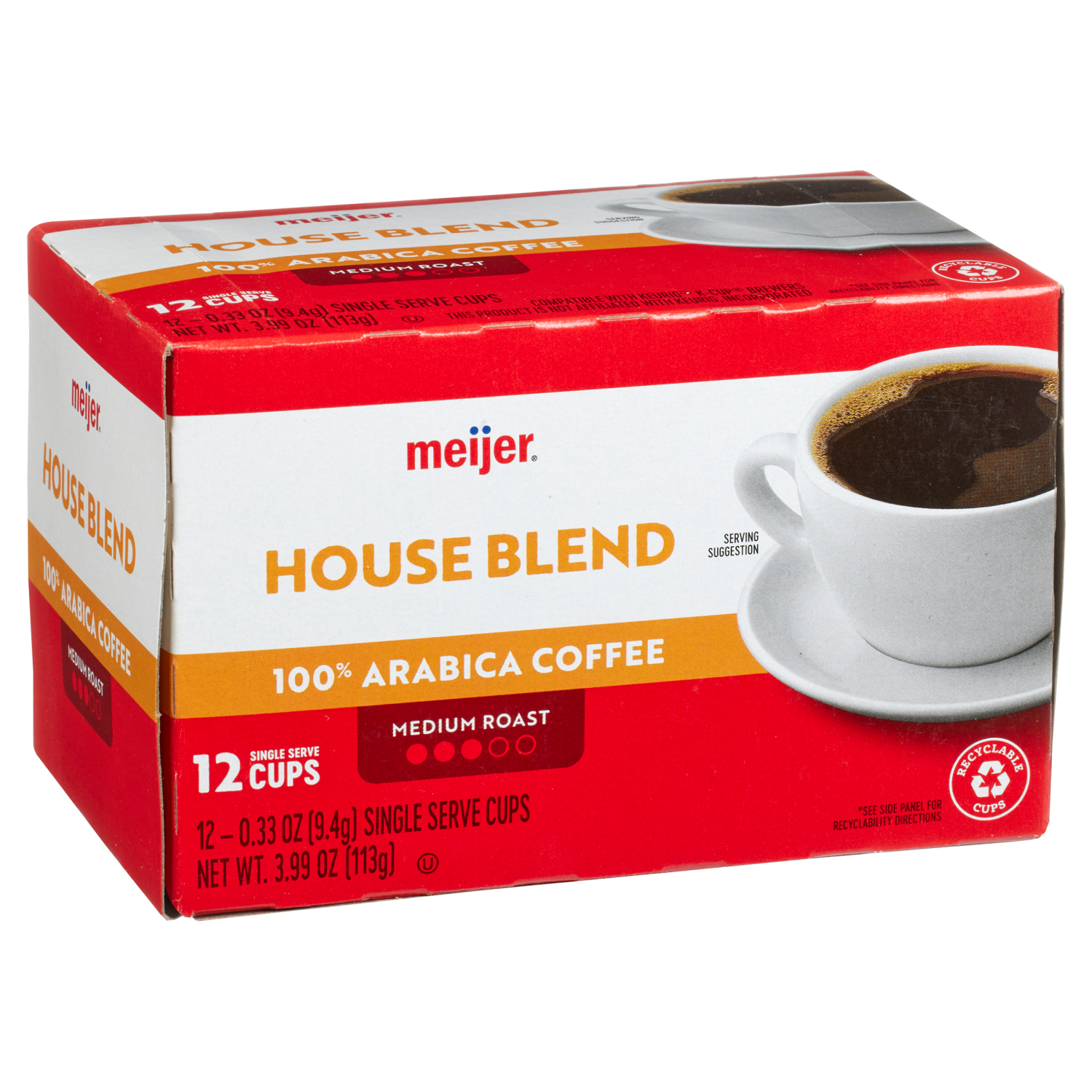 slide 4 of 5, Meijer House Blend Coffee Pods, 12 ct, 12 ct