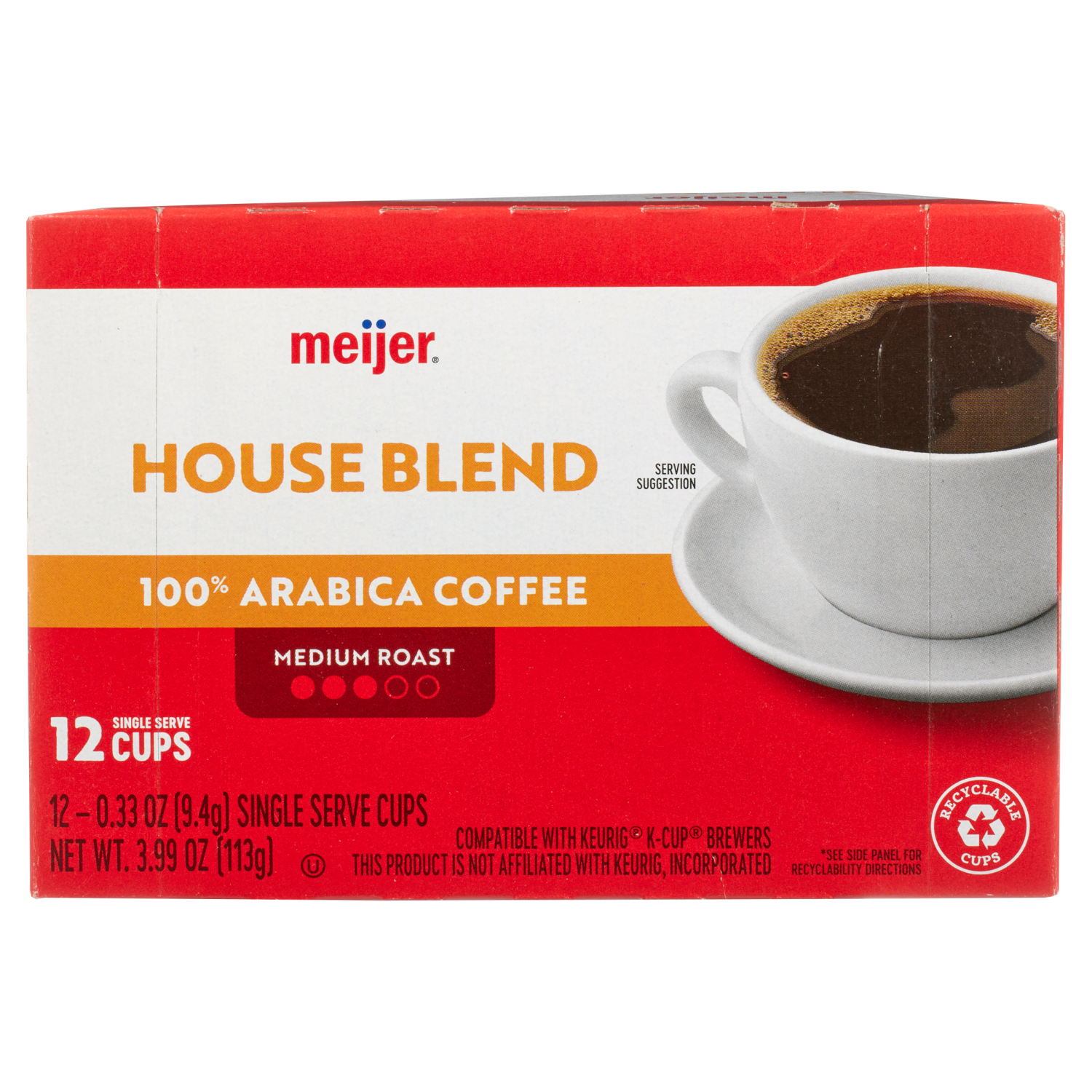 slide 5 of 5, Meijer House Blend Coffee Pods, 12 ct, 12 ct
