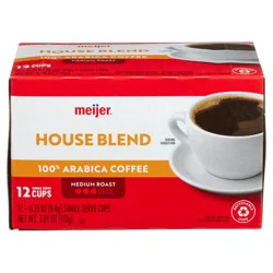 Meijer House Blend Coffee Pods, 12 Ct