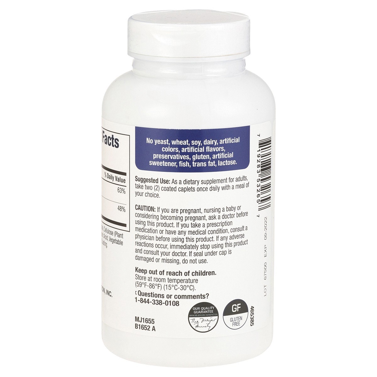 slide 2 of 2, Meijer Calcium Citrate With Vitamin D Caplet, 220 ct