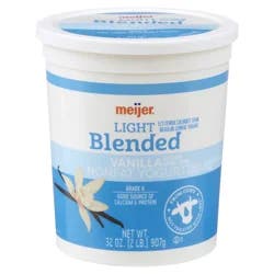 Meijer Vanilla Light Yogurt