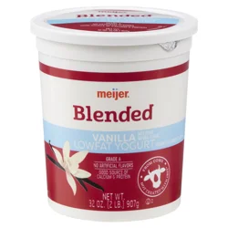 Meijer Vanilla Lowfat Yogurt