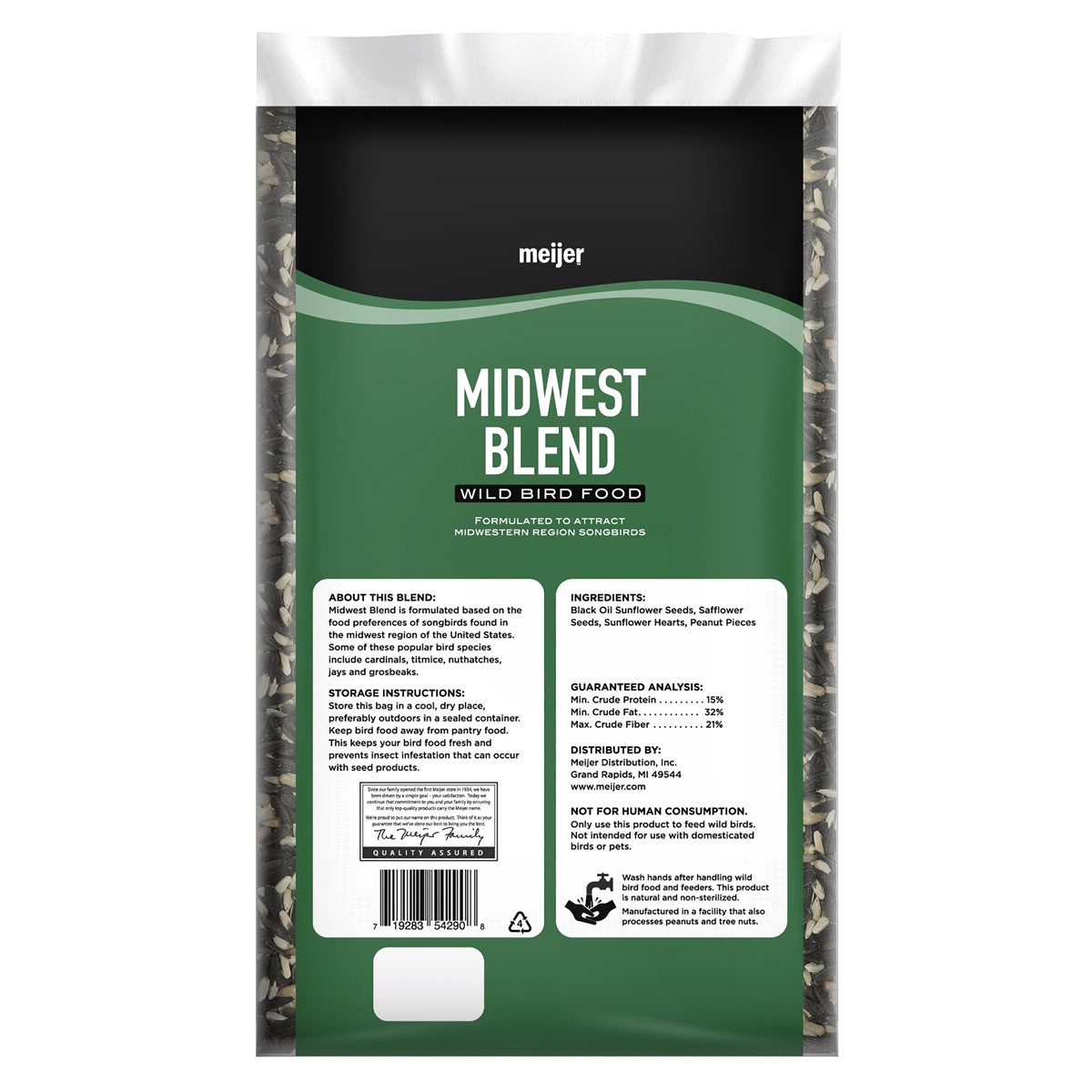 slide 2 of 2, Meijer Midwest Blend Wild Bird Food, 9 lb