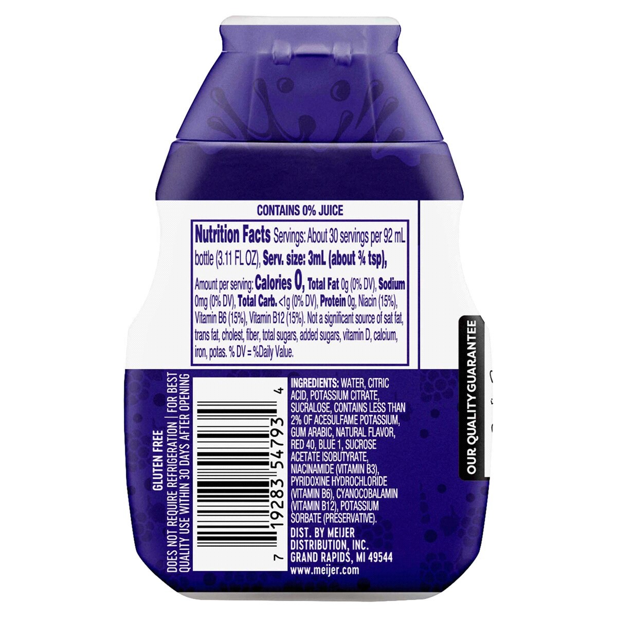 slide 2 of 2, Meijer Groovy Grape Liquid Water Enhancer - 3.11 oz, 3.11 oz