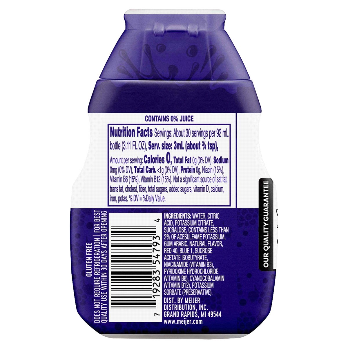 slide 2 of 2, Meijer Groovy Grape Liquid Water Enhancer - 3.11 oz, 3.11 oz