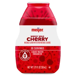 Meijer Wacky, Wild Cherry Liquid Water Enhancer - 3.11 oz