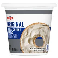 Meijer Plain Cream Cheese Spread